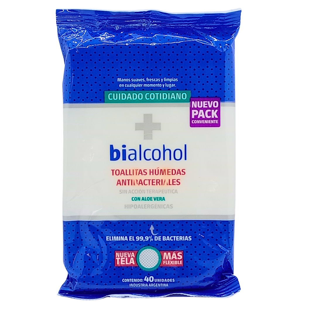 7. BI ALCOHOL TOALLITAS X 40