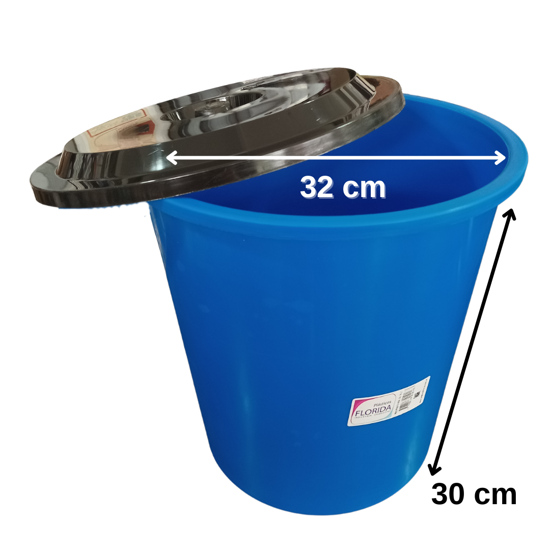 10 TACHO RED. 16 L CON TAPA FLORIDA