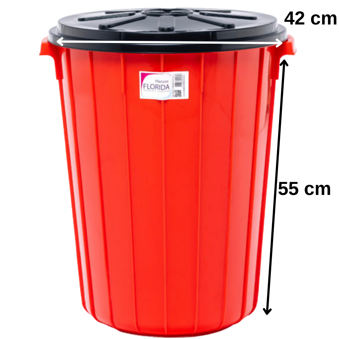 13 TACHO RED. 70 L CON TAPA FLORIDA