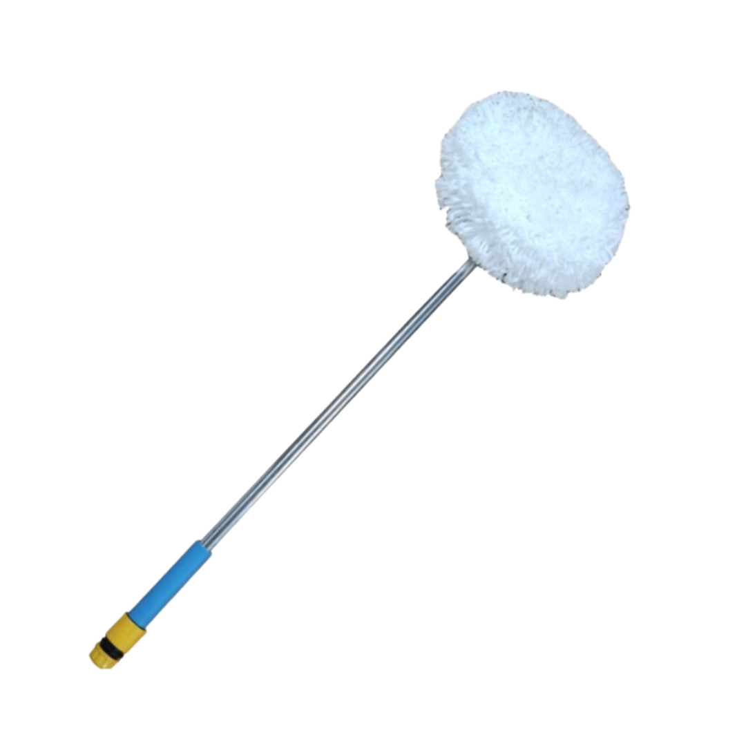 2 CEPILLO DE MICROFIBRA CON FLUJO DE AGUA