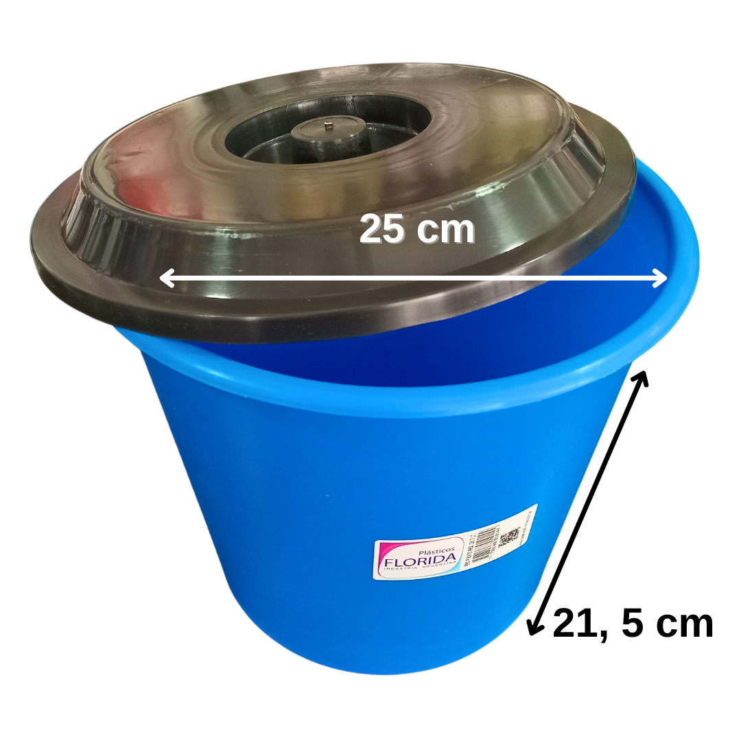 7 TACHO RED. 7 L CON TAPA FLORIDA