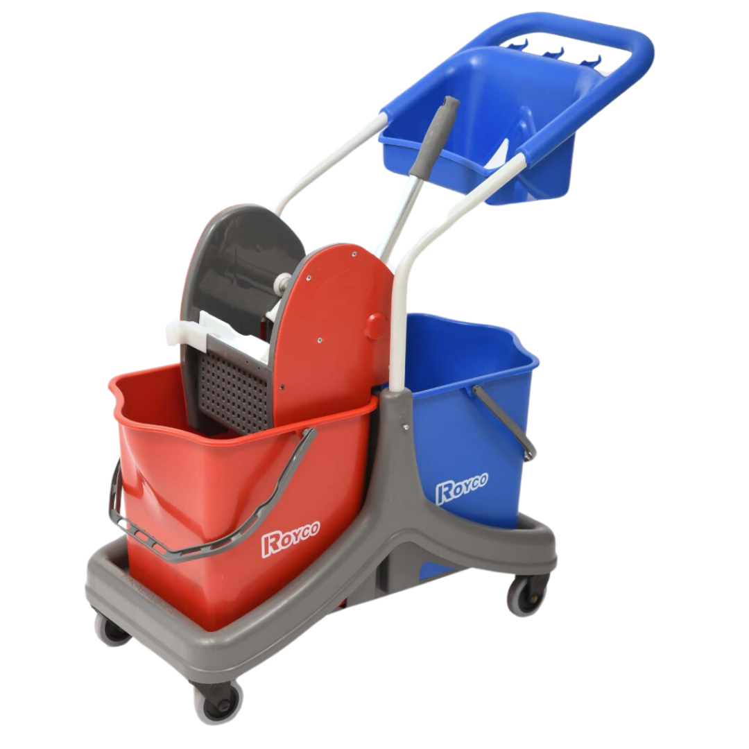 9 CARRO CON PRENSAMOPA DOBLE BUCKET 50L