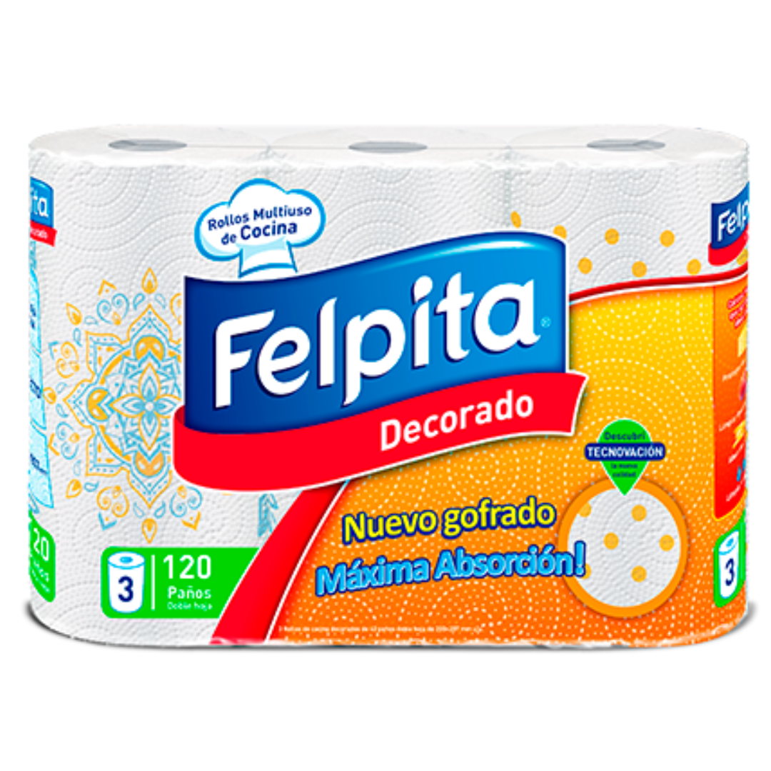 ROLLO DE COCINA FELPITA DECORADO